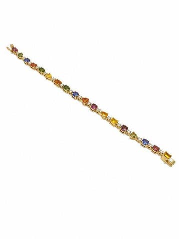 Armband - 14 karaat Geel goud - 8.83ct. tw. Gemengde, Nieuw