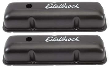 Ford FE 332-428 klepdeksels edelbrock zwart, Ophalen of Verzenden, Nieuw