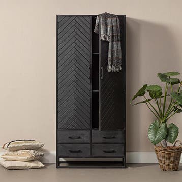 Mangohouten Kast Fianna 90 cm, Verzenden