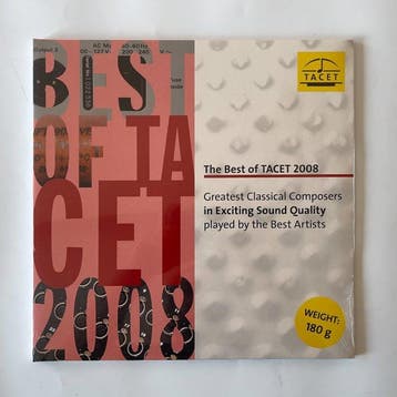5 × TACET 180g Audiophile Vinyl LPs - German Reference