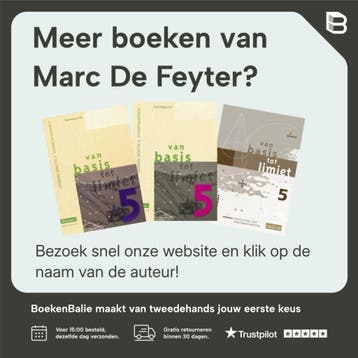 VBTL 5/6 - KathOndVla - leerboek statistiek LP B, Boeken, Verzenden, Zo goed als nieuw, Marc De Feyter