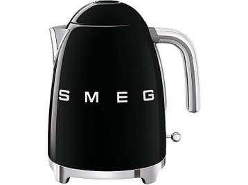 SMEG -  Waterkoker 50s Style Collection  - Zwart, Elektronische apparatuur, 1 tot 2 liter, Verzenden, Nieuw