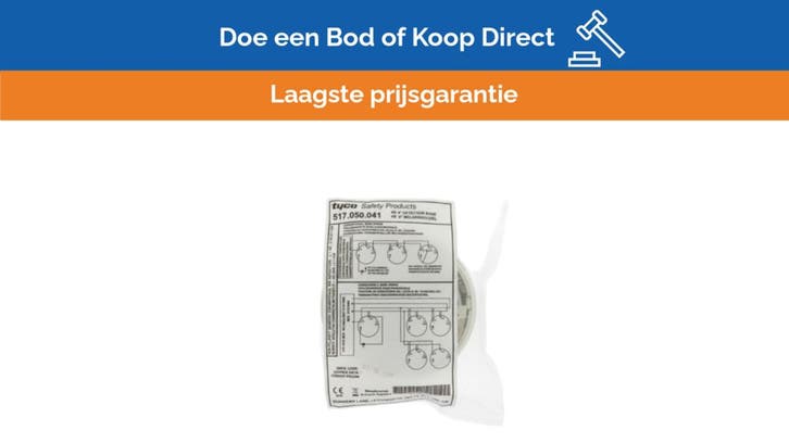 Bieden: Tyco 4B-C-D Fire Detector Mounting Bracket White -, Sports nautiques & Bateaux, Accessoires navigation, Enlèvement ou Envoi