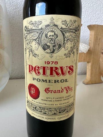1978 Petrus - Pomerol - 1 Bouteille (0,75 l), Verzamelen, Wijnen, Nieuw