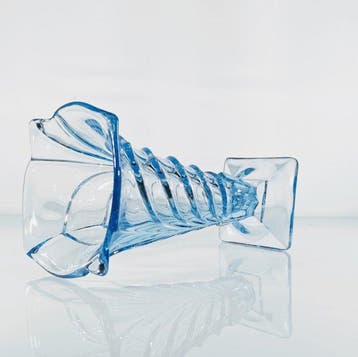 Hermanova Hut - Eduard Stölzle - Vase - N° 18662 - azur