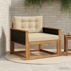 vidaXL Buiten Midden Sofa Naturel, Verzenden, Nieuw
