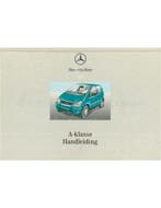 2000 MERCEDES BENZ A KLASSE INSTRUCTIEBOEKJE NEDERLANDS