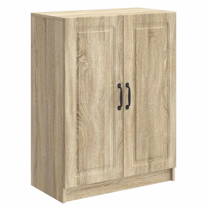 vidaXL Dressoir Sonoma Eiken 66 x 34,5 x 87 cm Bewerkt hout, Huis en Inrichting, Kasten | Dressoirs, Nieuw, Verzenden