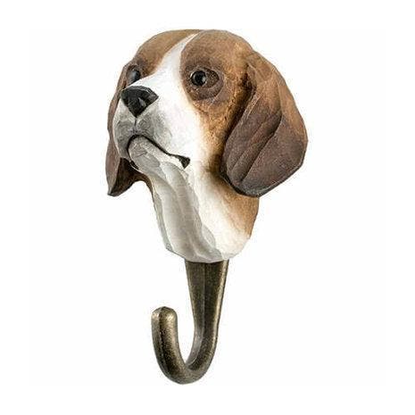 Houten kapstokhaakje hout wandhaak kapstok Wildlife HOND, Maison & Meubles, Accessoires pour la Maison | Portemanteaux