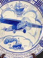 De Porceleyne Fles, Delft - Wandbord - Aardewerk - Eerste