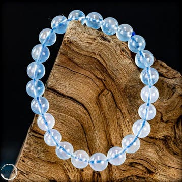 Natuurlijk aquamarijn-edelsteen armband – hoogwaardige