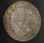 France. Louis XIII (1610-1643). Jeton 1639. Dauphin voguant