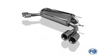 FOX Opel Antara einddemper dwars afslag rechts/links - 2x80, Verzenden, Nieuw