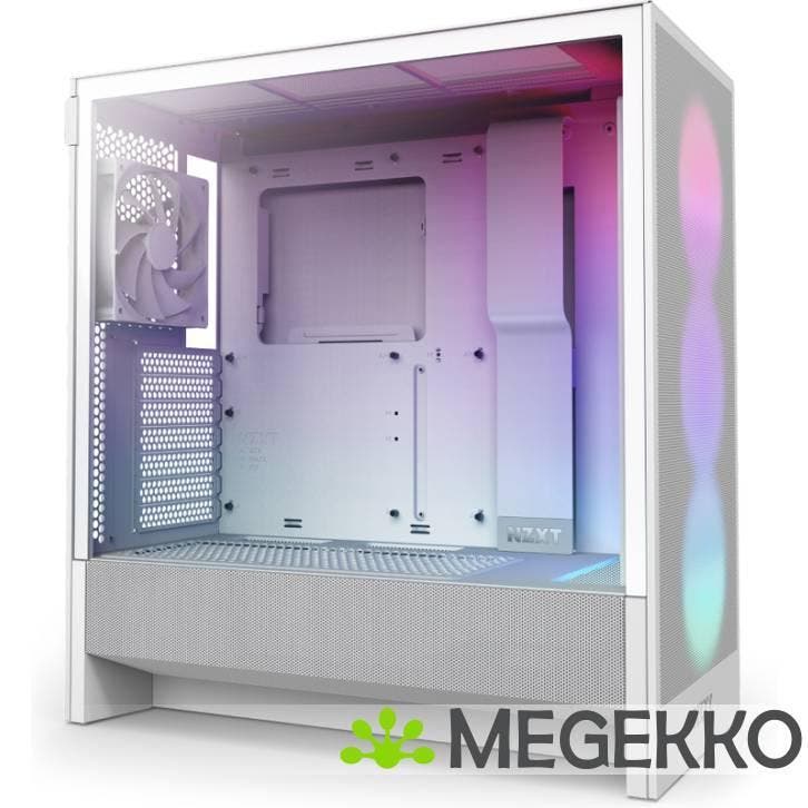 NZXT H5 Flow RGB - White 2024, Informatique & Logiciels, Boîtiers d'ordinateurs, Envoi