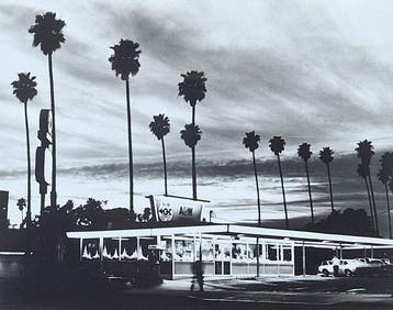 Roger Minick - A&W and Palms, 1974