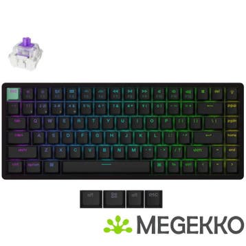 Keychron K2 HE Zwart Magnetic Switch Draadloos Hall Effect, Verzenden, Nieuw