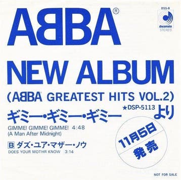 ABBA - Gimme! Gimme! Gimme! (A Man After Midnight) Does Your, Nieuw in verpakking