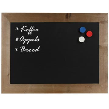 Krijtbord Magnetisch Steigerhout 50x70 cm, Verzenden, Nieuw