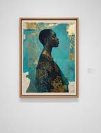 Alwwa Roma - Africana Perfil Turquesa XL - No RESERVE, Antiek en Kunst