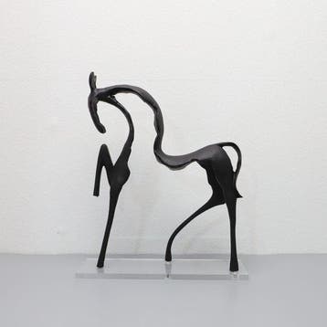 sculptuur, Horse - 35 cm - Metaal