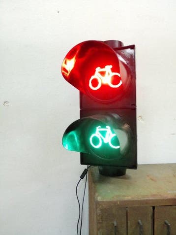 Siemens - Siemens fietsverkeerslichten - Lichtbord -