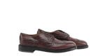 TESTONI - 8 UK - 42 IT - Derby Shoes Shaded Calf Amaranth -, Nieuw
