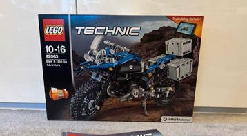 Lego Set - 42063 - Technic - BMW R 1200 GS Adventure, Nieuw