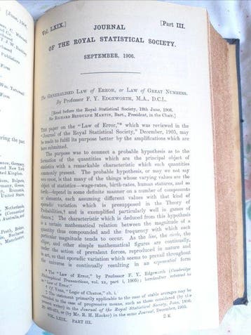 F.Y. Edgeworths,Egon Pearson and Maurice Bartlett,Sir