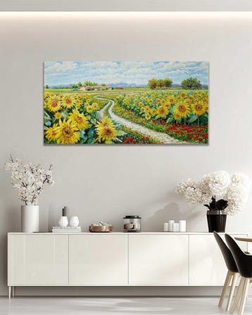 Stefano - Sunflowers Along the Path