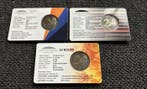 Letland. 2 Euro 2016/2022 (3 coincards) (Zonder
