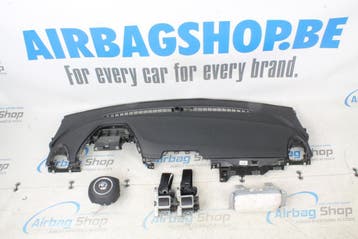 Airbag kit – Tableau de bord noir avec couture noir MG EHS, Nieuw, MG