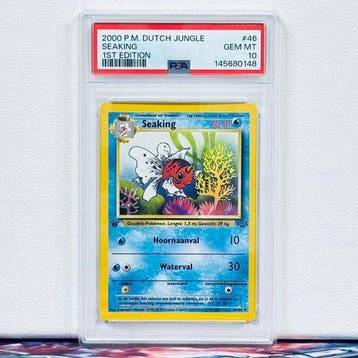 Pokémon Graded card - SEAKING #46 1ST EDITION - Pokémon -