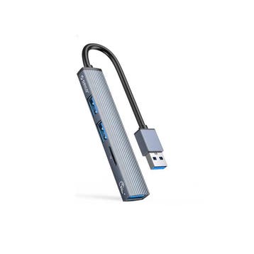 Orico USB-A 3.0 hub grijs, Verzenden