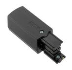 Global 3-Fase-Rail eind voeding zwart, Verzenden