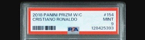 2018 Panini Prizm Cristiano Ronaldo #154 - PSA 9 - 1 Graded, Collections, Autocollants