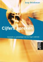 Cijfers spreken; Statistiek en methodologie voor het hoger o, Boeken, Verzenden, Nieuw