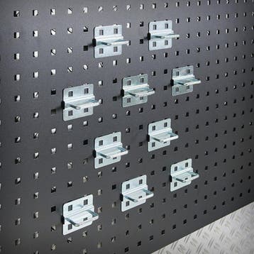 Datona Dubbele gesloten gereedschapshaak - 6 cm (10 stuks), Doe-het-zelf en Bouw, Ophalen of Verzenden, Nieuw