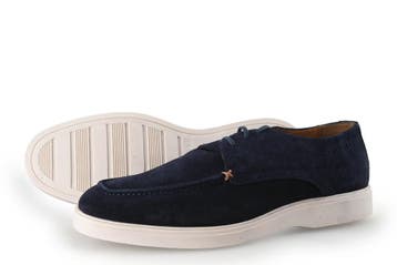 Loff 1881 Veterschoenen in maat 42 Blauw, Kleding | Heren, Schoenen, Zo goed als nieuw, Loff 1881, Veterschoenen, Verzenden