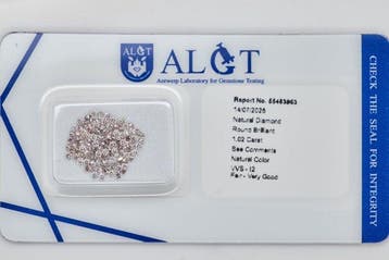 Zonder minimumprijs - 122 pcs Diamant (Natuurlijk gekleurd), Handtassen en Accessoires, Edelstenen, Nieuw