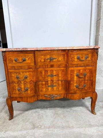 Ladekast - Hout - Louis XV-stijl commode