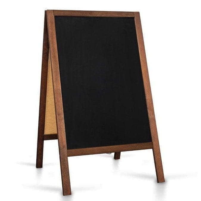 Krijtstoepbord | CLASSIC | Hout | Bruin | 510x450x850(h)mm, Zakelijke goederen, Horeca | Keukenapparatuur, Nieuw in verpakking