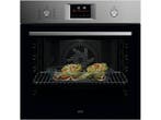 AEG -   Oven - Inhoud 71 L Pyrolytisch - Inox, Verzenden, 60 cm of meer, Nieuw, Oven met grill