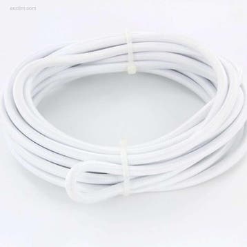 (300x) Stoffen snoer, 3 m – wit CHACON 61040, Nieuw