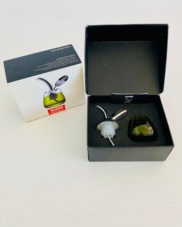 Alessi - Marta Sansoni - Oliekan - Fior dolio - Staal, Glas