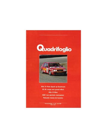 1989 ALFA ROMEO QUADRIFOGLIO MAGAZINE 26 NEDERLANDS