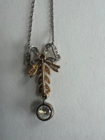 Collier Or jaune - Une Belle Époque / Garlan