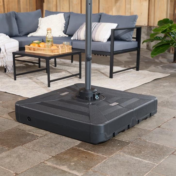 Pied de parasol XXL - 82 x 82 x 19 cm | 100 kg, Tuin en Terras, Parasols, Verzenden