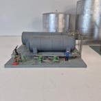 Kibri H0 - Modeltreingebouwen (3) - 3x Brandstoftanks, Hobby en Vrije tijd, Nieuw