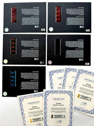 Rocky – Extremely rare set of 5 Mounted 35mm Film Cells –