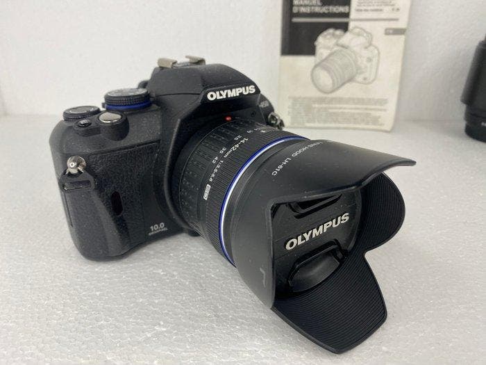 Olympus E-450 + 14-45 e 40-150 (#CCD) Digitale reflex camera, TV, Hi-fi & Vidéo, Appareils photo numériques